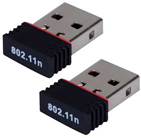 Realtek RTL8188 - Adaptador de red inalámbrico USB inalámbrico 802.11B/G para tarjeta LAN WiFi, 2 unidades