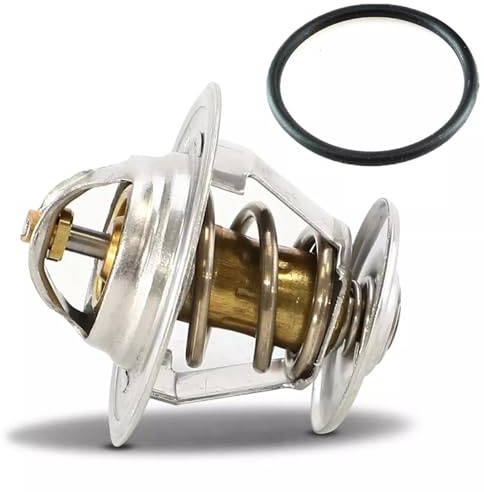 Bohaner Thermostat Kühlmittel 87°C Kühlwasserthermostat mit Dichtung 044121113 für VW Golf IV Schrägheck (1J1) PASSAT B5 B6 A.u/D-i 100 80 A4 SEAT SKODA 1.6 1.9 2.0 TDI