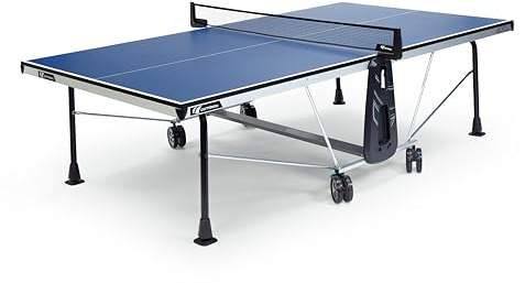 CORNILLEAU - 400 Indoor – Table de Ping-Pong Pliable d'Intérieur, Qualité Club, Sécurité Renforcée, Montage Simple, Filet Réglable Inclus – 274 x 152,5 x 76 cm