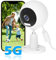 GUOANVISION 5G Überwachungskamera Aussen/Innen, 3MP WLAN Überwachung Aussen, Indoor Outdoor Kamera, Babyphone mit App, Hundekamera, Farnachtsicht, Gegensprechfunktion SD &Cloud Speicher