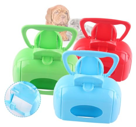 GALPADA Paletta per Escrementi Cane in Plastico Leggero Blu, Facile da Usare e Lavabile, Raccogli Feci per Animali Domestici e Cuccioli, per Casa e Spazi Pubblici