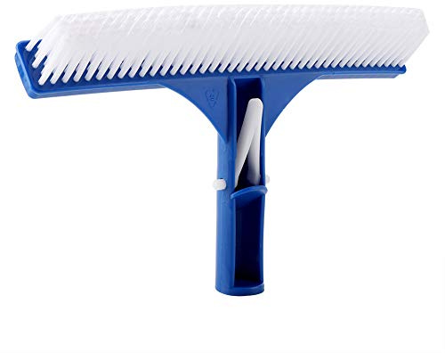 Simbassängborste 25,4 cm Plast Extra Skrubbkraft Slitstark för Algrengöring och Akvarium Skrubbkraftig Borste för Hård Golvputs och Simbassängar