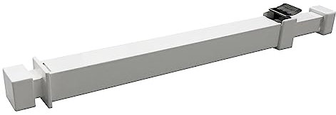 Ideal Security BK112W Barre de sécurité pour fenêtre avec sécurité enfant réglable Blanc Taille 1