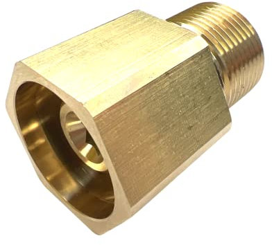 M&M Smartek Adaptador 6 para Karcher Easy Lock TR22 IG a M22 x 1,5 AG - Adaptador de latón para limpiadores de alta presión HD/HDS - Conecta pistola Easy Force