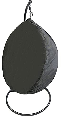 Hängesessel Schutzhülle 130 x 115 cm, Abdeckung für Schwebesessel Wasserdicht Staubdicht UV-Beständig, Schaukelstuhl Abdeckung Hängestuhl Schutzhülle [132]
