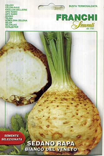 SEMENTI DI ORTAGGI DI QUALITA' PER USO HOBBYSTICO IN BUSTINA TERMOSALDATA (SEDANO RAPA BIANCO DEL VENETO)