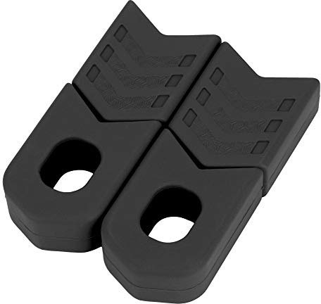 Vbest life 1 Coperchio di Protezione per pedivella per Bicicletta Piar, Coperchio di Protezione per pedivella in Silicone per Accessori per Bici(Nero)