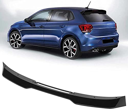 WITH001 Bakspoiler för bil för VW Polo Mk6 AW standard 2018-2021, bakre takspoiler, vingkarossbeslag, spoilers