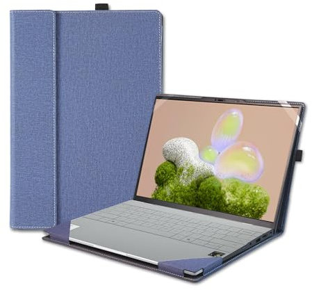 Laptop Case Cover for 13.4 inch Dell XPS 13 9350/9340 /9345/9315 & for XPS 13 Plus 9320 & for Lenovo ThinkPad Z13 Gen1 Gen2,Notebook PC Protective Sleeve Bag with Cooling Bracket (Dark Blue)
