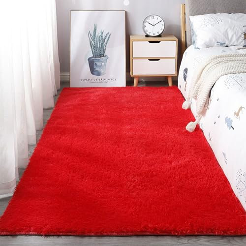 GOUSUN Orientteppich 300 x 400 cm Hochwertige Materialien Teppich für Terrasse Elegantes Design für Jedes Zuhause für Kinderzimmer, Rot