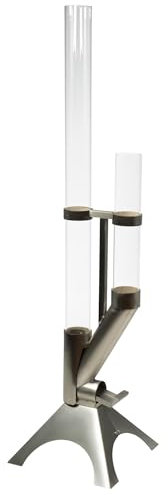 Feuerohr - Dekorative Feuersäule Outdoor inkl. Reinigungsbürste | Nachhaltige Feuerrohr Pelletfackel für stimmungsvolle Gartenmomente