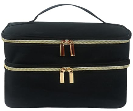 Borsa Per Kit Da Cucito - Borsa Portaoggetti Per Articoli Da Cucito Con Tasche Multiple E Scomparti Interni - Grande Capacità Borse Da Trasporto A Doppio Strato Per Aghi, Filo, Forbici E Altri