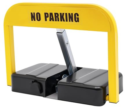 Elektrisk parkeringsspärr med fjärrkontroll, hopfällbar avstängningsstolpe 31 cm IP67 vattentät, parkeringsspärr, elektrisk, 3T lastkapacitet för privat parkering, bostadsanläggningar och företag
