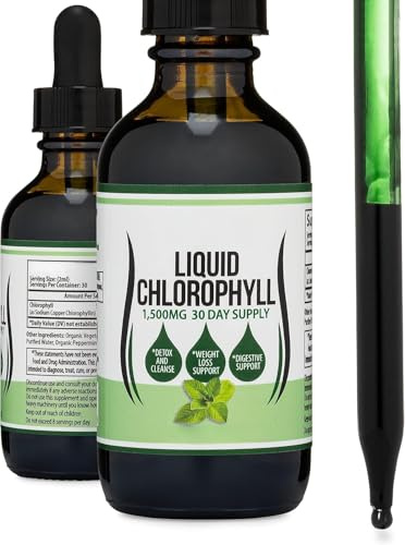 Clorofilla, supporta la salute della pelle e la disintossicazione, a base vegetale naturale