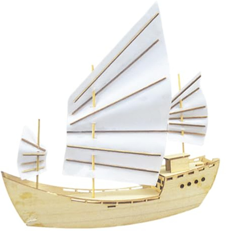 Gioco di di costruzione | Giocattolo di assemblaggio interattivo genitore-figlio - Kit di modellini per barche in legno, per scuola, compleanno, Natale, Capodanno, ragazzi, ragazze