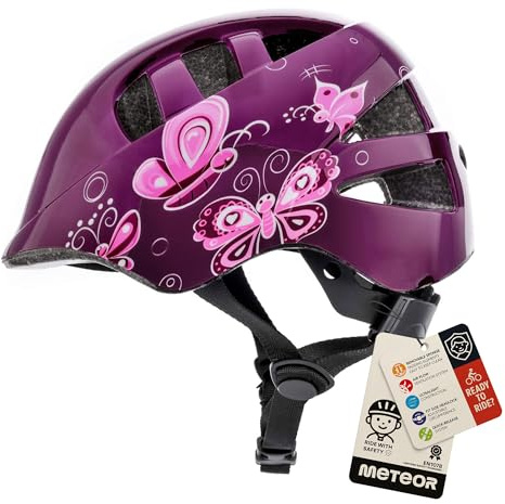 Casque Vélo Enfant VTT et VTC Unisexe Casque de Cyclisme de Réglable de Sport pour BMX Skate Scooter Patines Conçu pour la Sécurité des Utilisateur