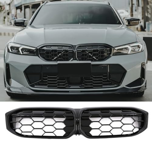 GCP PASST FÜR BMW 3ER G20 G21 LCI AB 07/2022 KÜHLERGRILL GLANZ SCHWARZ