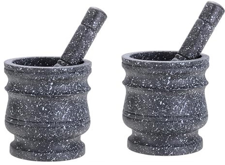 TsoLay Set di 2 macinaspezie Solid Grinder