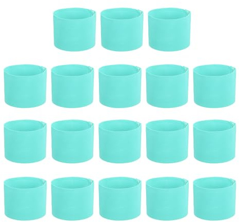 PATIKIL Brassard de Capitaine de Football, 18 pièces Brassardsélastiques pour Le Football Brassardsde Sport pour Jeunes et Adultes Équipe de Football Entraînement Bleu Clair