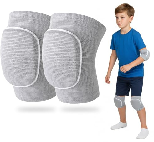 EJRUP Knieschoner Größe S, für 35-50kg, Kinder-Knieschutz, für Tanz und Ballsport, knieschoner handball kinder, knieschoner tanzen