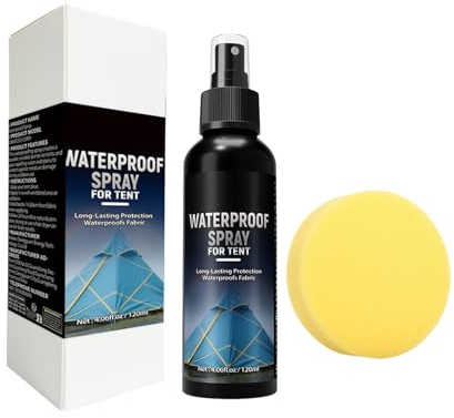 Spray de impermeabilización para tiendas de campaña - Resistente compacto y seguro Protección suave - Spray sellador impermeable para tienda | Para muebles de exterior marinos Camping-Car Patio