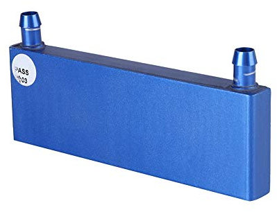 Blocco di raffreddamento ad acqua 40 * 120 * 12 mm Lega di alluminio per sistema di raffreddamento del liquido del dissipatore di calore per acqua CPU del computer, azionamento dell'invertitore indust