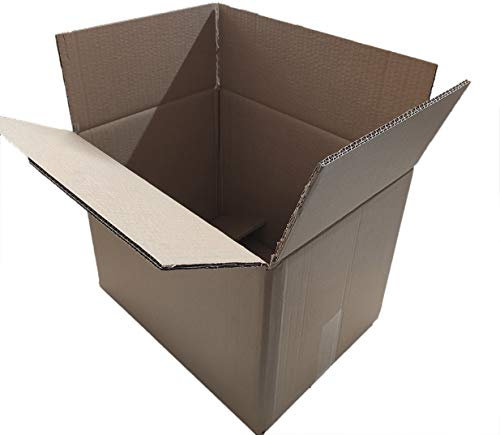10 Doppelwellige Faltkartons 400x300x300 mm Zweiwellige stabile Verpackung Versand Box Schachtel aus Wellpappe Karton Kiste Paket Postversand dimapax