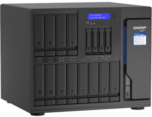 QNAP TVS-h1688X-W1250-32G High-speed media NAS with Intel Xeon W-1250 CPU and Two Ports