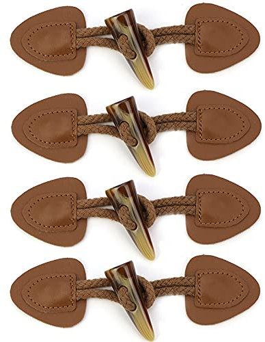 DHER Orange Leder Knöpfe Mit Verschluss 4 Paar Mantel Notizbuch Tasten Jacken Harz Knopf Mode Rucksack Notebook