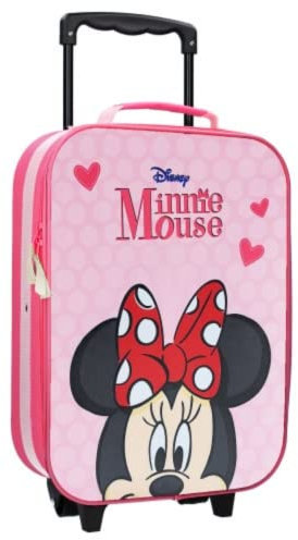 mybagstory Koffer – Minnie Mouse – Rosa – Kinder – Gepäck – Reise – Urlaub – Koffer Mädchen – Größe 42 cm – Rollen – Geschenkidee, blau, Klassisch