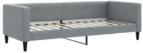 vidaXL Dagbädd ljusgrå 80x200 cm tyg