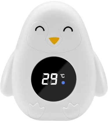 Namvo Badewannenthermometer mit LED-Anzeige, niedliches digitales Badethermometer für präzise Wasserüberwachung