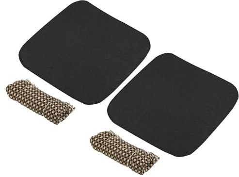 PATIKIL Billiard Cue Cleaner, 2 Pack Pool Shaft Cleaner Cloth Snooker Shaft Burnisher Cleaning Tool Towel Cloth for Billiards, Brown/Black