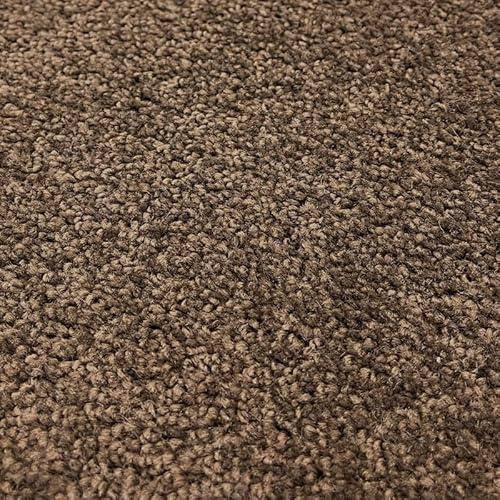 Tuda Carpets | Imperial 6.5mm Pile Budget Carpet with Felt Backing, 8.5mm Total Height | Chocolate Brown (95) - 4m x 1m (13ft1 x 3ft3)