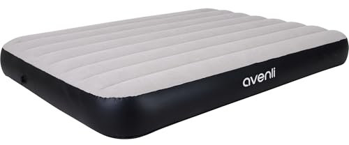 AVENLI Luftmatratze Luftbett Camping für 1-2 Personen 191x137x25cm aufblasbare Matratze Gästebett weiche Liegefläche mit beflockter Oberfläche Reise-Bett für Camping & Zuhause