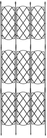 Enrejado para plantas – Obelisco desmontable para cultivo de verduras de pepino | Obelisco de jardín para plantas trepadoras | Para balcón, terraza, patio, patio trasero, valla