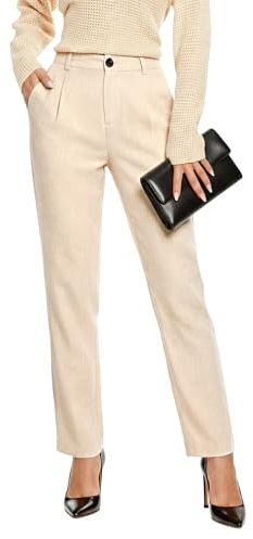 smawell Womens Dress Pants for Work High Waisted Khaki Slacks for Women Business Casual Chinos XL