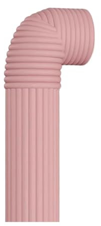 WAZUBC 2m di isolamento per tubi in schiuma, copertura isolante per acqua, nastro adesivo per avvolgimento del tubo, copertura per acqua calda e fredda per interni ed esterni (Rosa)