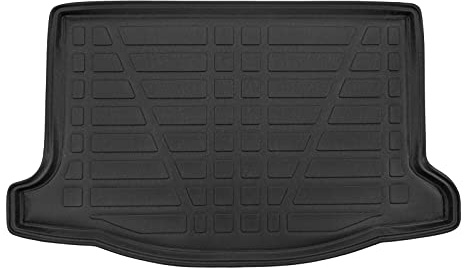 J&J AUTOMOTIVE | Boot Liner, Boot Mat fits Jazz mk3 2015-2020, Water Resistant, Pet Friendly Equipment, Anti Slip, Raised edges, Tailored Fit, Easy to Roll and Clean