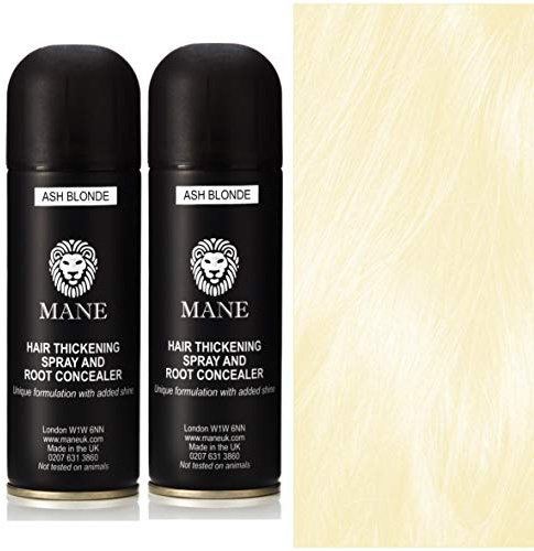 Mane Hair Thickening Spray x 2 ASH BLONDE 200 ml direct from the manufacturer