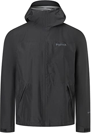 Marmot Minimalist GORE-TEX, Giacca Antipioggia, Impermeabile, Antivento per Bicicletta, Windbreaker Traspirante da Escursione e Trekking, Nero (Black), Large