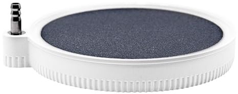 diwedaso Diffusore di Pietra Aeratore Acquari e Cura delle Piante idroponiche e Aumento della quantità di Acqua disciolta. Pietra per Bolle d'acquario, Bianco, 10 cm