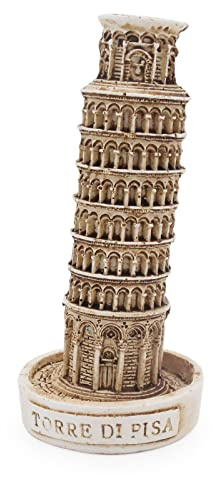 Kocris Casa Decorazione per Acquario Torre di Pisa Pendente per Rettili, Tartarughe, Lucertola, Ragno, Terrario, Edificio, Decorazione per Animali Domestici