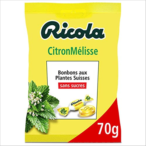 Ricola Påse med 70 g sockerfri citron citronmeliss