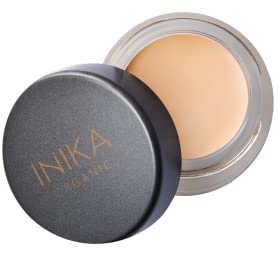 INIKA Organic Full Coverage Concealer | Erase Dark Circles, Cover up Blemishes, Creamy formula, Vegan Ingredients, All Day Wear that Hydrates and Nourishes. Vanilla