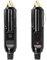 CERRXIAN 2 prese maschio per accendisigari da 20 A, 12 V/24 V, completamente in rame, presa Aux, spina di ricambio per accendisigari, con LED rosso