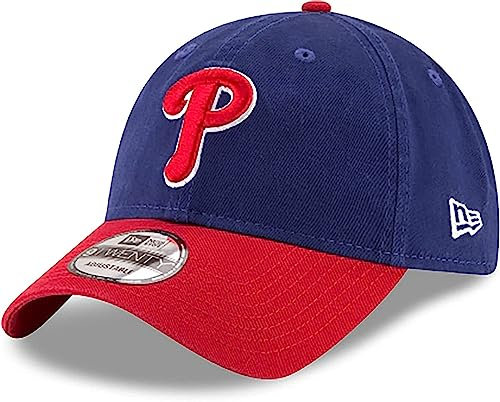 New Era MLB Core Classic 9TWENTY zweifarbige verstellbare Mütze, Einheitsgröße, Philadelphia Phillies, Einheitsgr��e