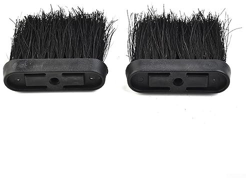 Oniissy 2pack Ersatz-Kaminbürste aus echtem Rosshaar, Ersatzbesen 70 mm/80 mm Borsten, Kaminbesen S:70mm