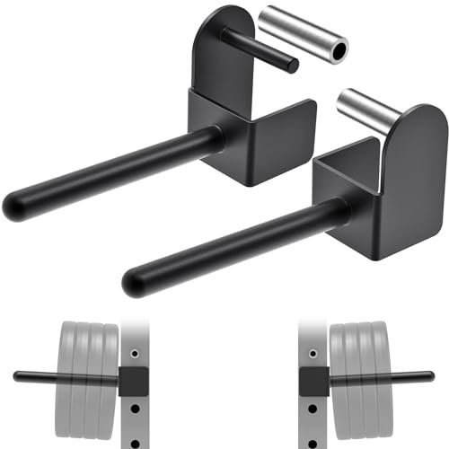 Kipika Hantelscheibenhalter für 3x3 Power Rack - Heavy Duty Steel Storage Rack für 1-Zoll,pro Rack - 2er Set
