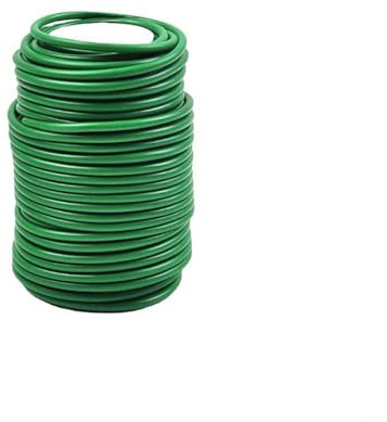 Besttoolifes Liens torsadés pour plantes de jardin - 8 m/10 m - Câble métallique flexible recouvert de caoutchouc pour un soutien doux des vignes, légumes et arbres - Doux, réutilisable, résistant aux